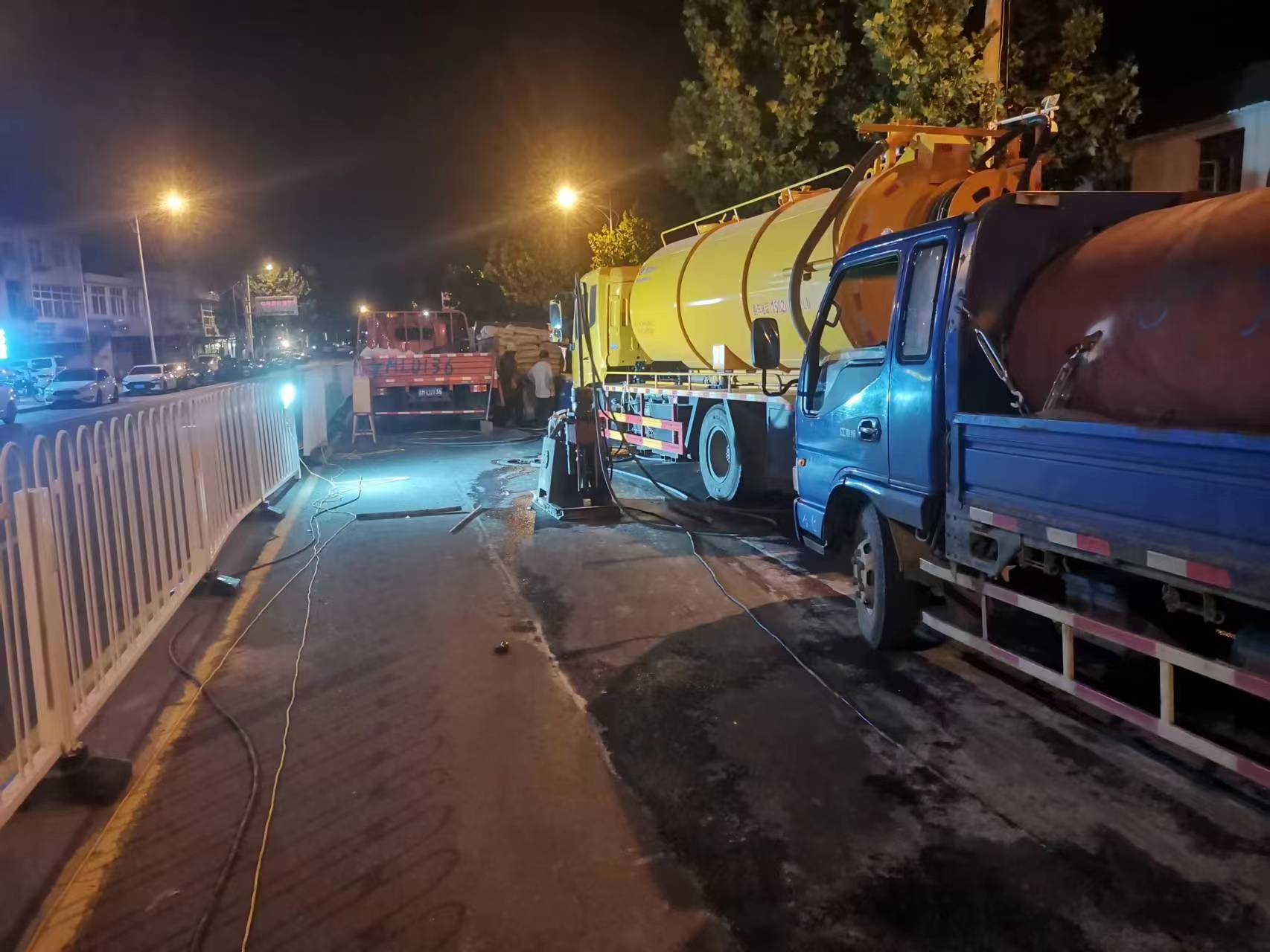 东路镇路面压密注浆